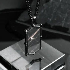 Holzkern Halsketten|Schmuck^Decimal Halskette
