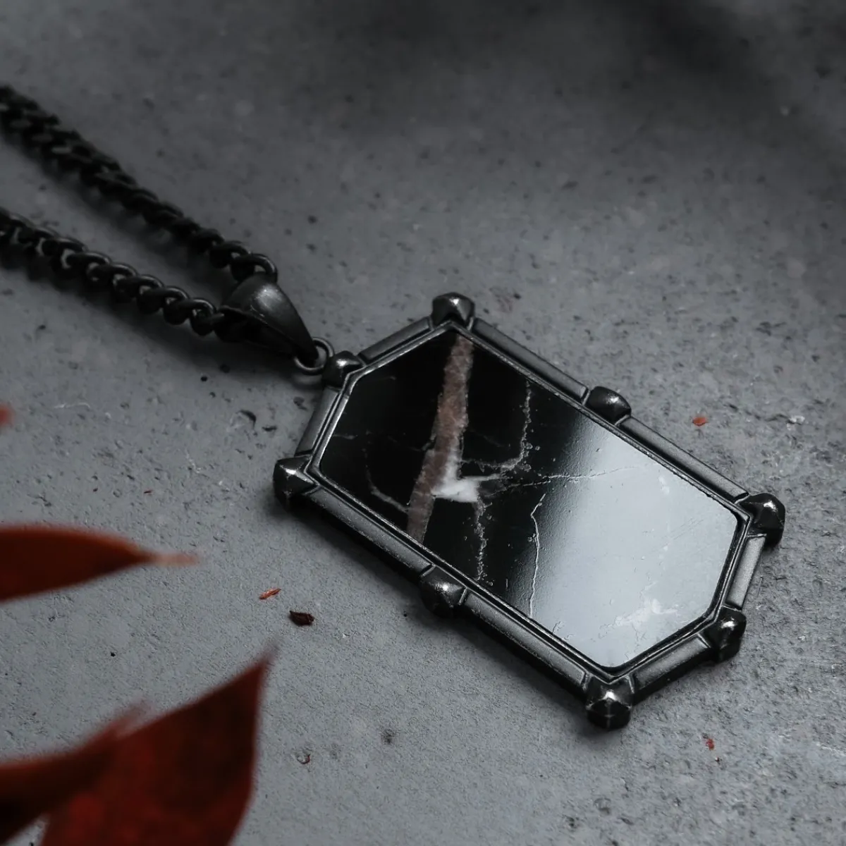 Holzkern Halsketten|Schmuck^Decimal Halskette