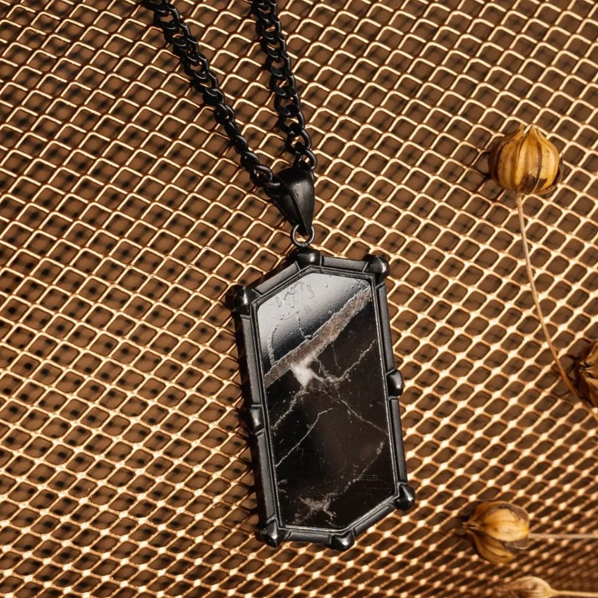 Holzkern Halsketten|Schmuck^Decimal Halskette