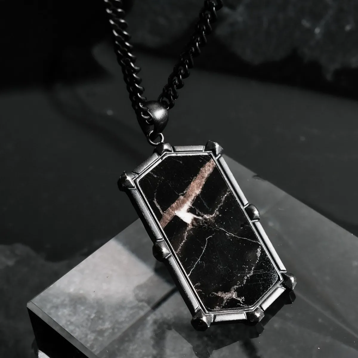 Holzkern Halsketten|Schmuck^Decimal Halskette