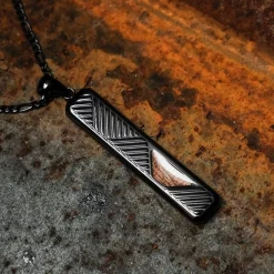 Holzkern Halsketten|Schmuck^DERIVATE HALSKETTE