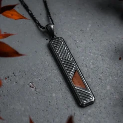 Holzkern Halsketten|Schmuck^Derivate Halskette