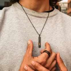 Holzkern Halsketten|Schmuck^Derivate Halskette