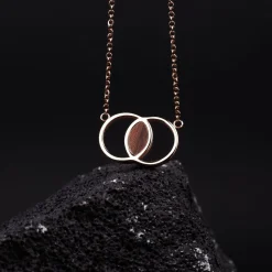 Holzkern Halsketten|Schmuck^Effigies Halskette