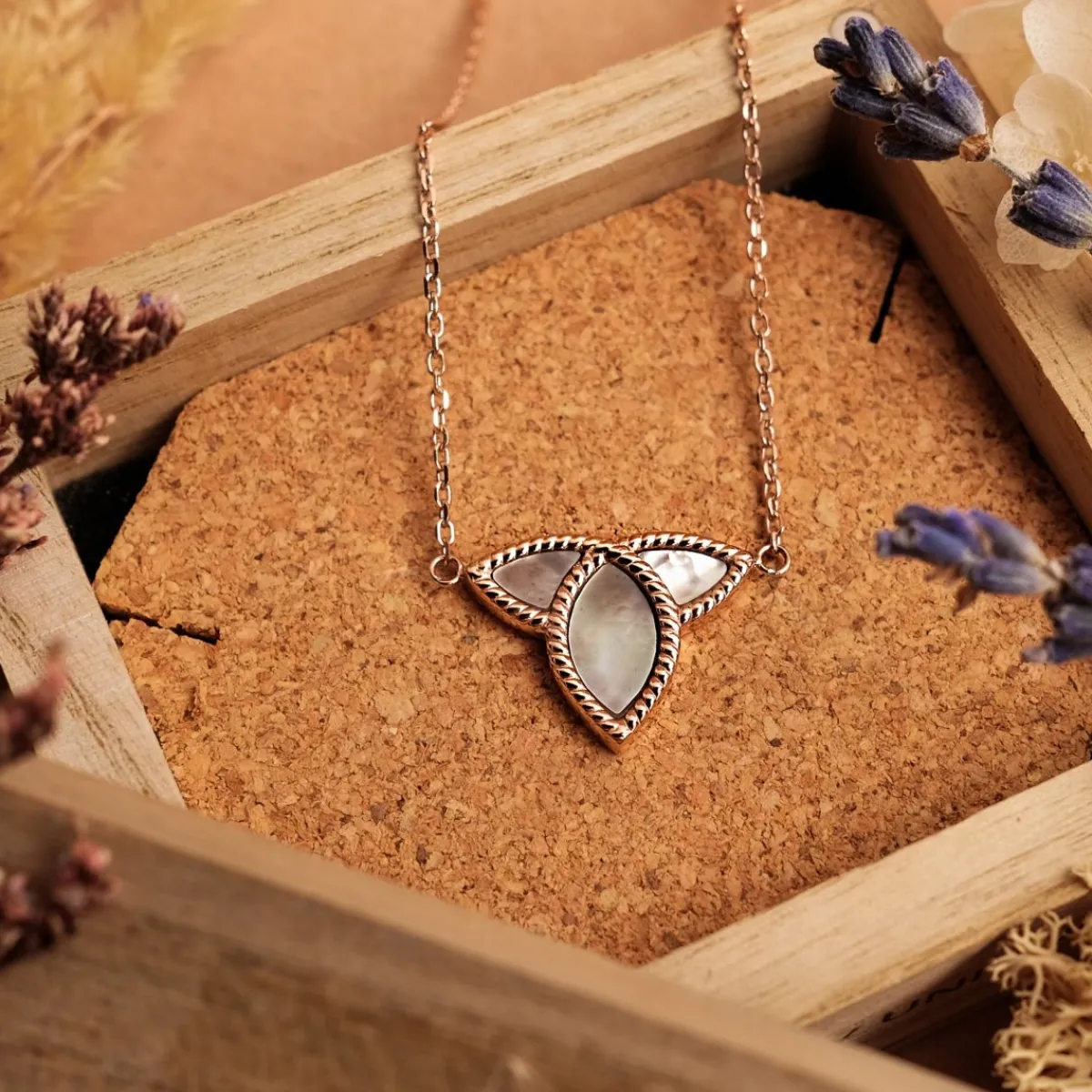 Holzkern Halsketten|Schmuck^Entire Halskette