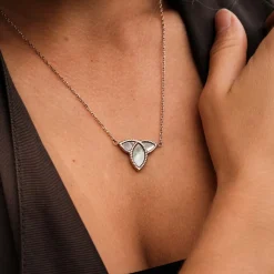 Holzkern Halsketten|Schmuck^Entire Halskette