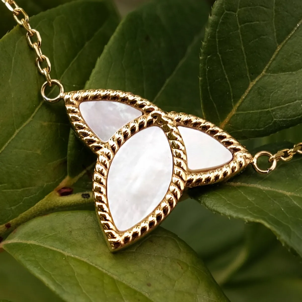 Holzkern Halsketten|Schmuck^Entire Halskette