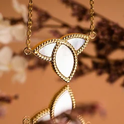 Holzkern Halsketten|Schmuck^Entire Halskette