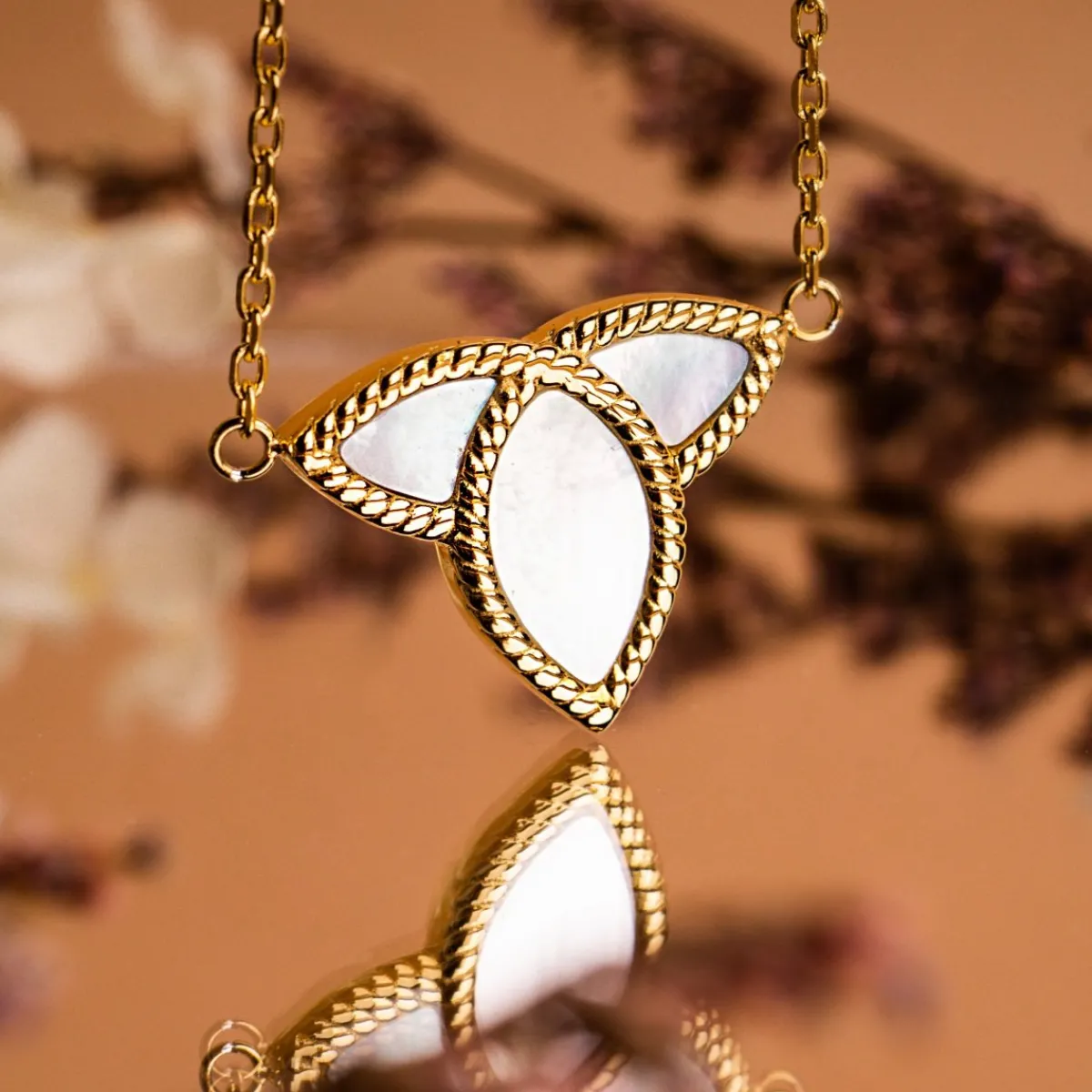 Holzkern Halsketten|Schmuck^Entire Halskette
