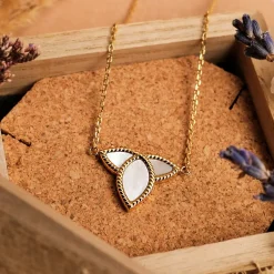Holzkern Halsketten|Schmuck^Entire Halskette