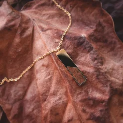 Holzkern Halsketten|Schmuck^Ephemera Halskette
