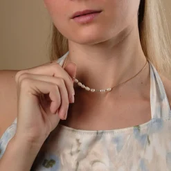 Holzkern Halsketten|Schmuck^Everforever Halskette