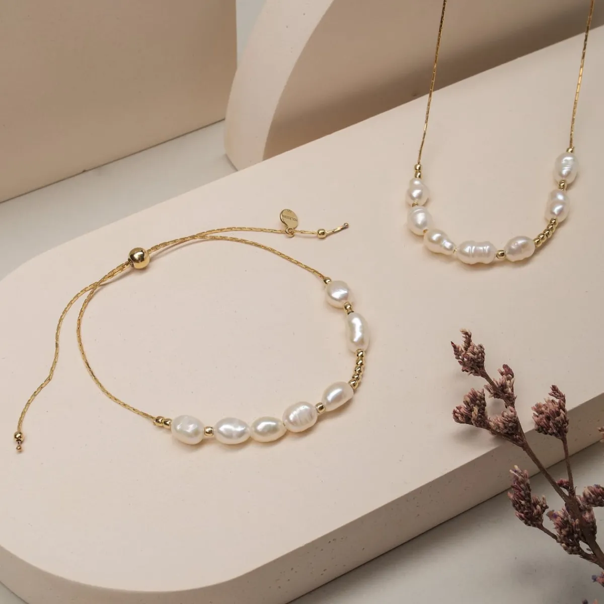 Holzkern Halsketten|Schmuck^Everforever Halskette
