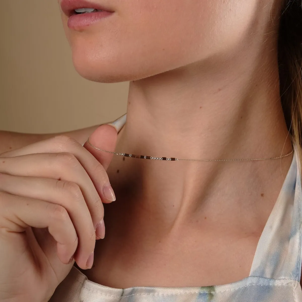 Holzkern Halsketten|Schmuck^Everforever Halskette