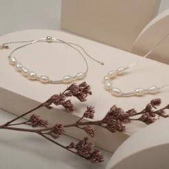 Holzkern Halsketten|Schmuck^Everforever Halskette
