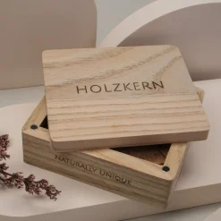 Holzkern Halsketten|Schmuck^Everforever Halskette