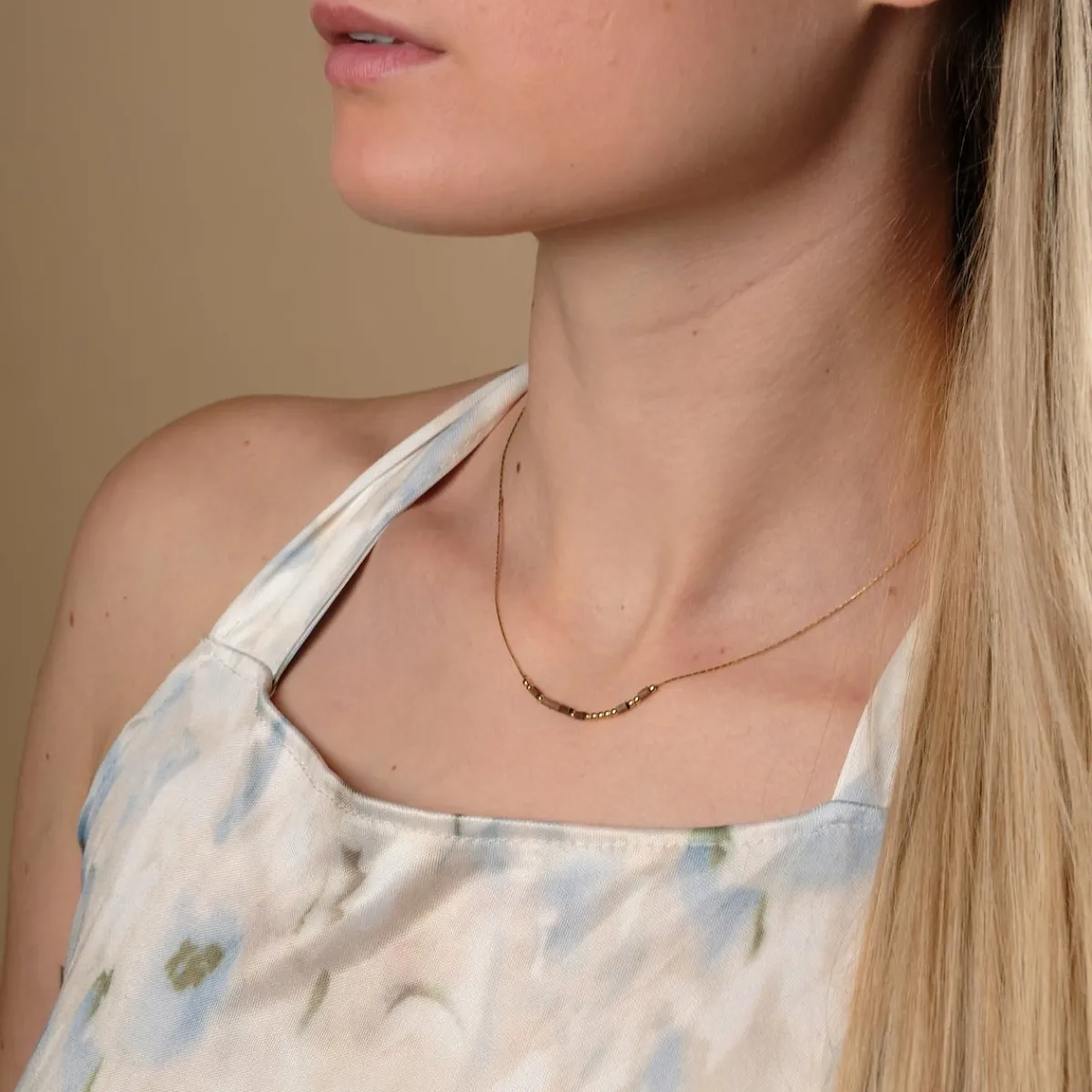 Holzkern Halsketten|Schmuck^Everforever Halskette