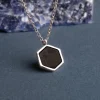 Holzkern Halsketten|Schmuck^Facade Halskette