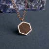 Holzkern Halsketten|Schmuck^Facade Halskette