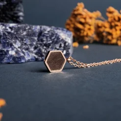 Holzkern Halsketten|Schmuck^Facade Halskette