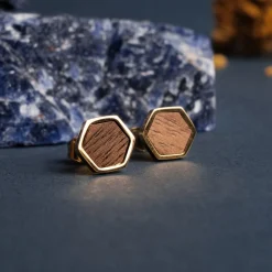 Holzkern Ohrringe|Schmuck^Facade Ohrringe