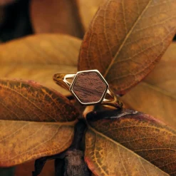 Holzkern Ringe|Schmuck^Facade Ring