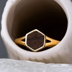 Holzkern Ringe|Schmuck^Facade Ring