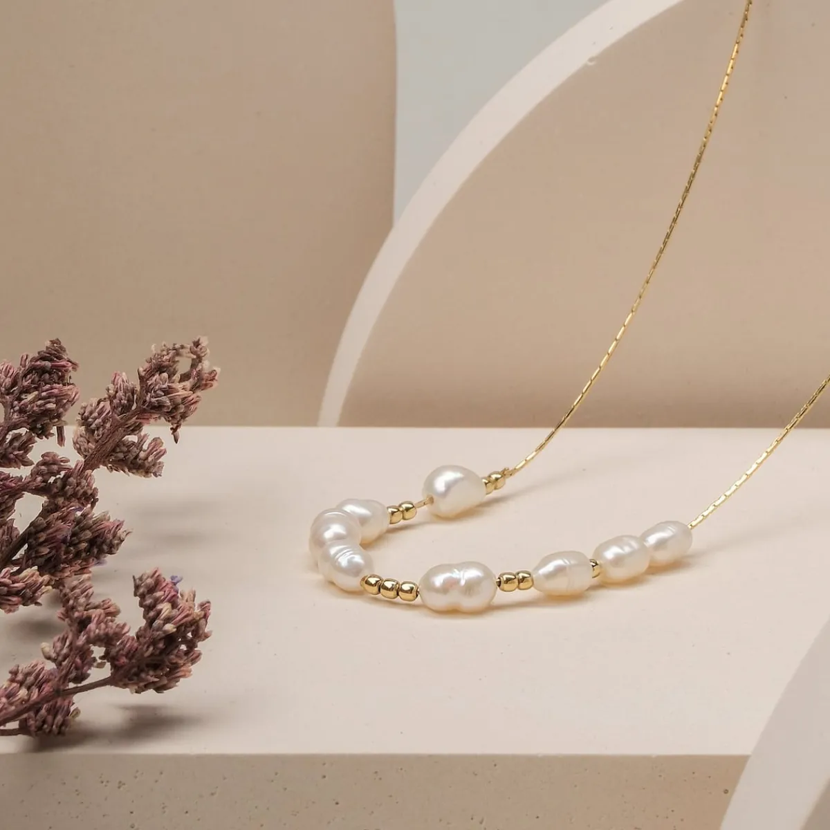 Holzkern Halsketten|Schmuck^FAMILYTIE HALSKETTE