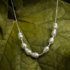 Holzkern Halsketten|Schmuck^Familytie Halskette
