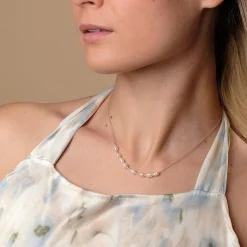 Holzkern Halsketten|Schmuck^Familytie Halskette