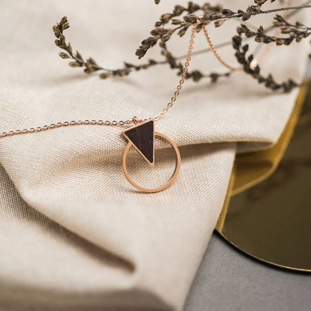 Holzkern Schmuck|Halsketten^Focus Halskette