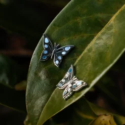 Holzkern Ohrringe|Schmuck^Fritillary Ohrringe
