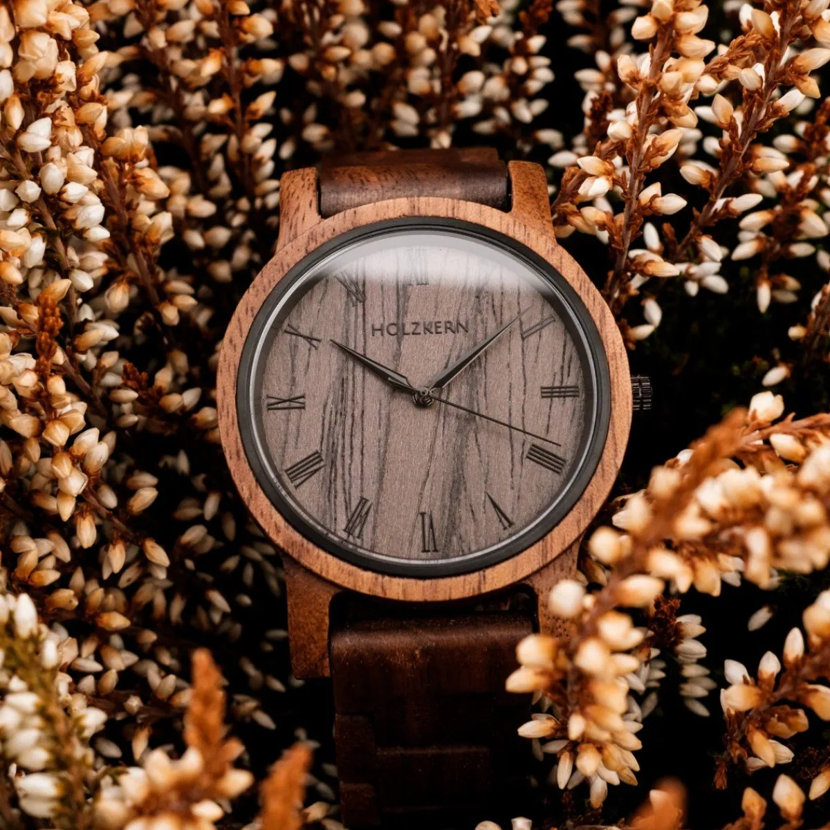 Holzkern Uhren|Uhren^Frühlingsabend