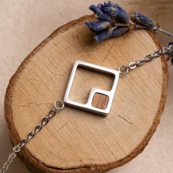 Holzkern Armbänder|Schmuck^Geometric Armband