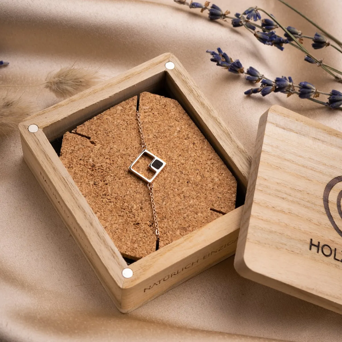 Holzkern Armbänder|Schmuck^Geometric Armband