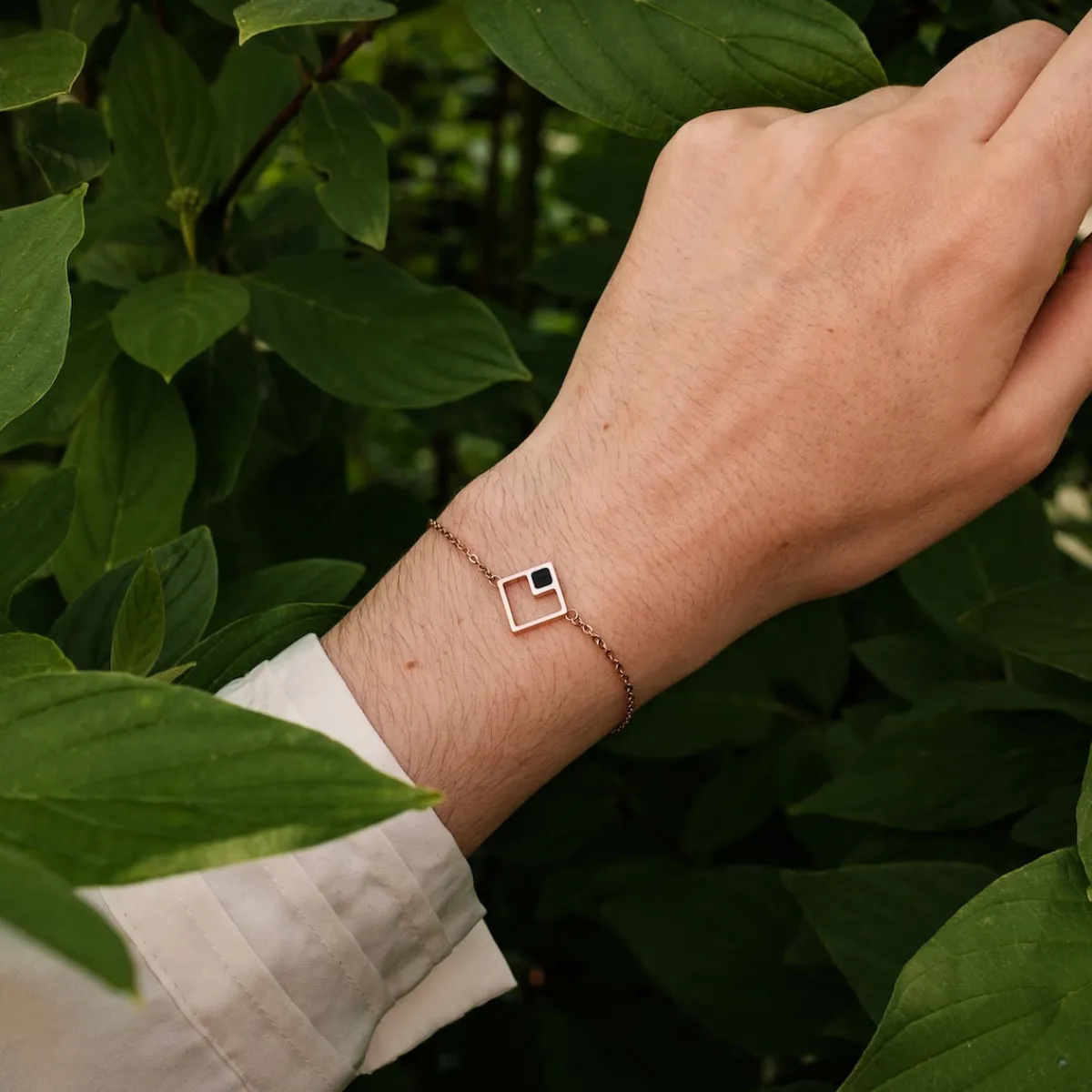 Holzkern Armbänder|Schmuck^Geometric Armband
