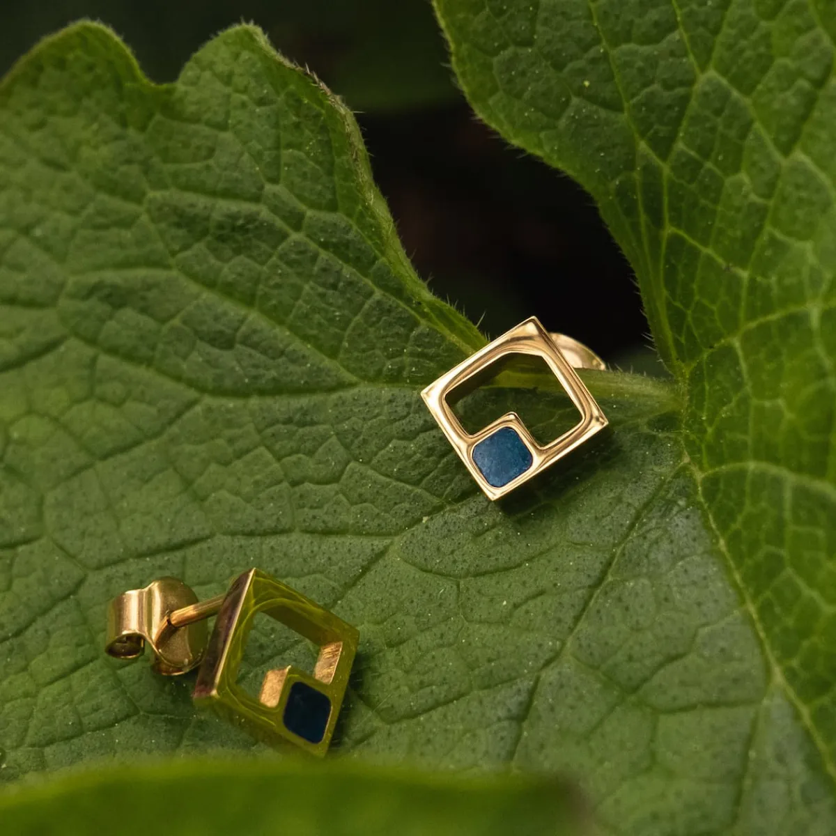 Holzkern Ohrringe|Schmuck^Geometric Ohrringe
