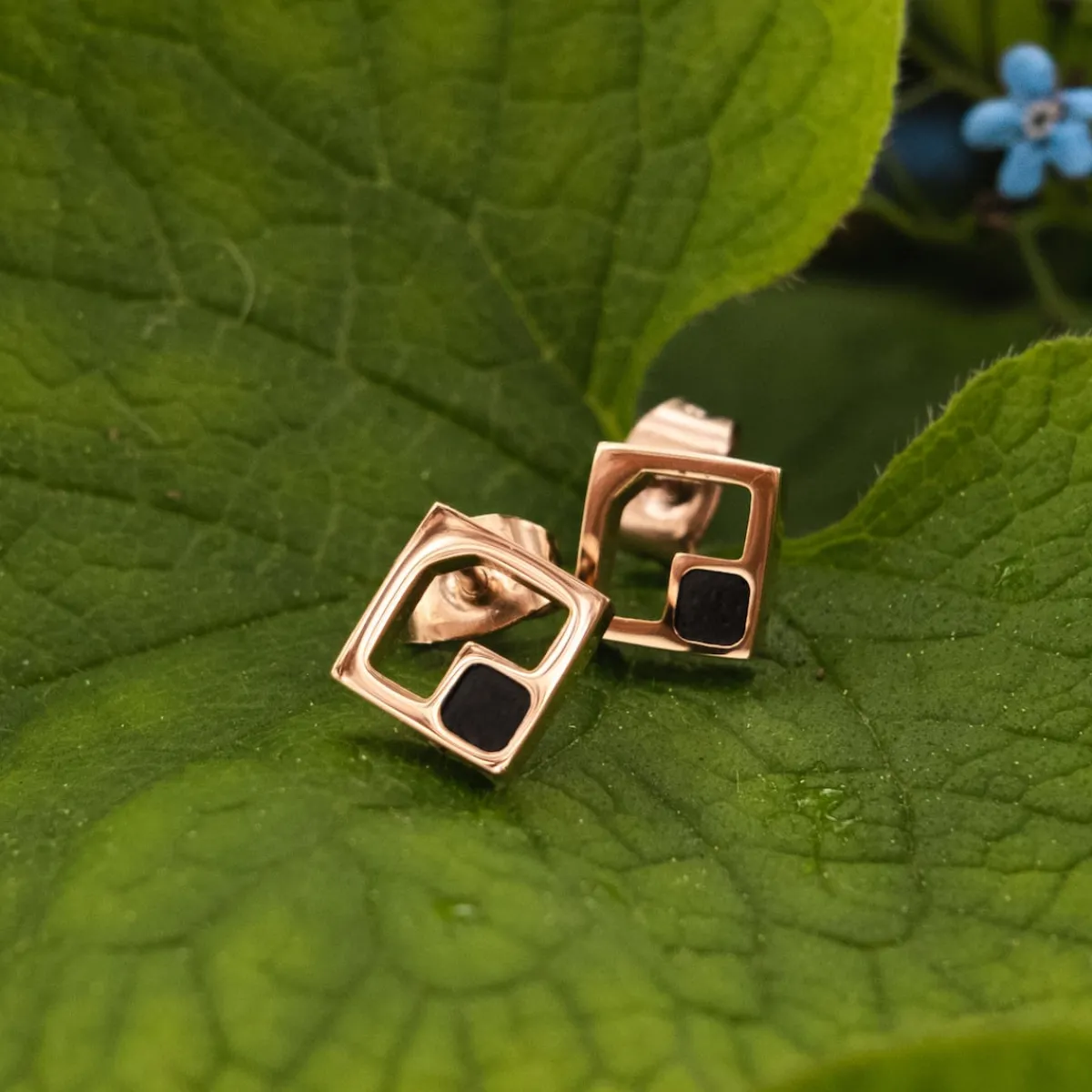 Holzkern Ohrringe|Schmuck^Geometric Ohrringe