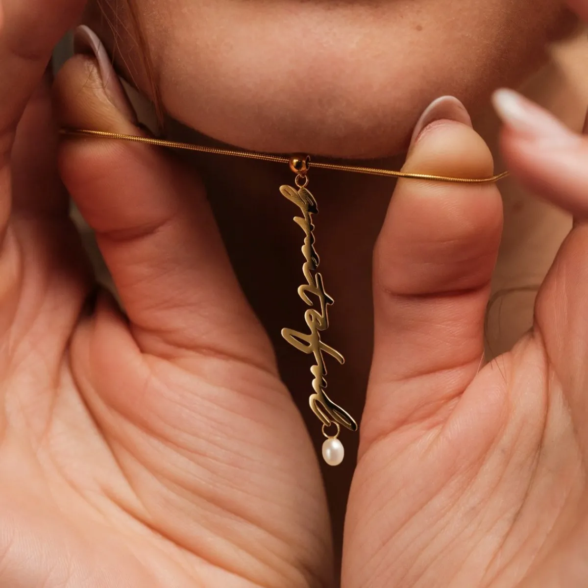 Holzkern Charms|Schmuck^Grateful-Charm