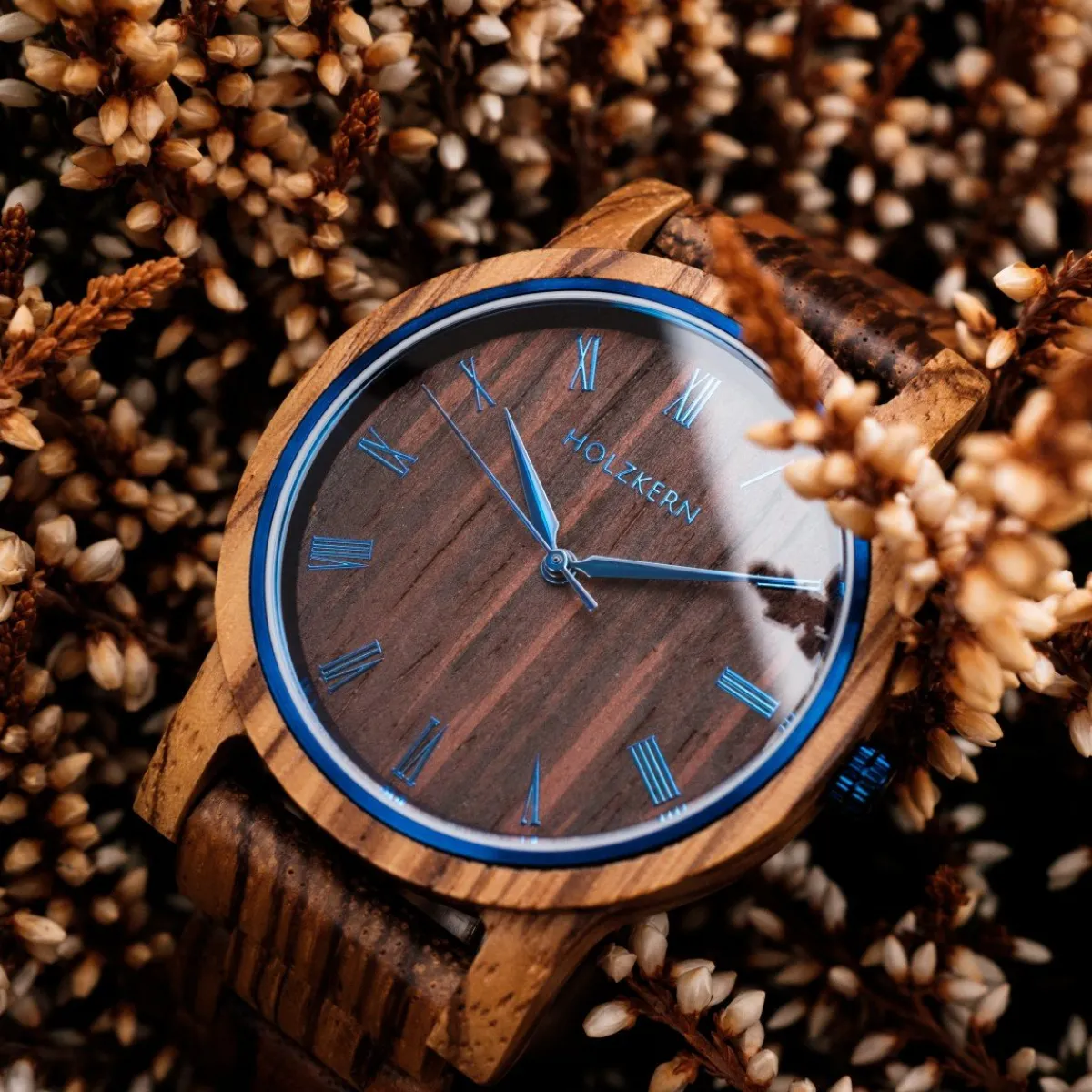 Holzkern Uhren|Uhren^Herbstmorgen