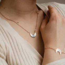 Holzkern Schmuck|Halsketten^Hue Halskette