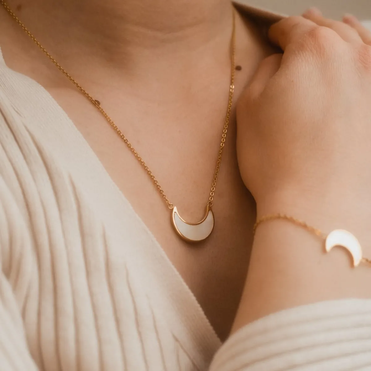 Holzkern Schmuck|Halsketten^Hue Halskette