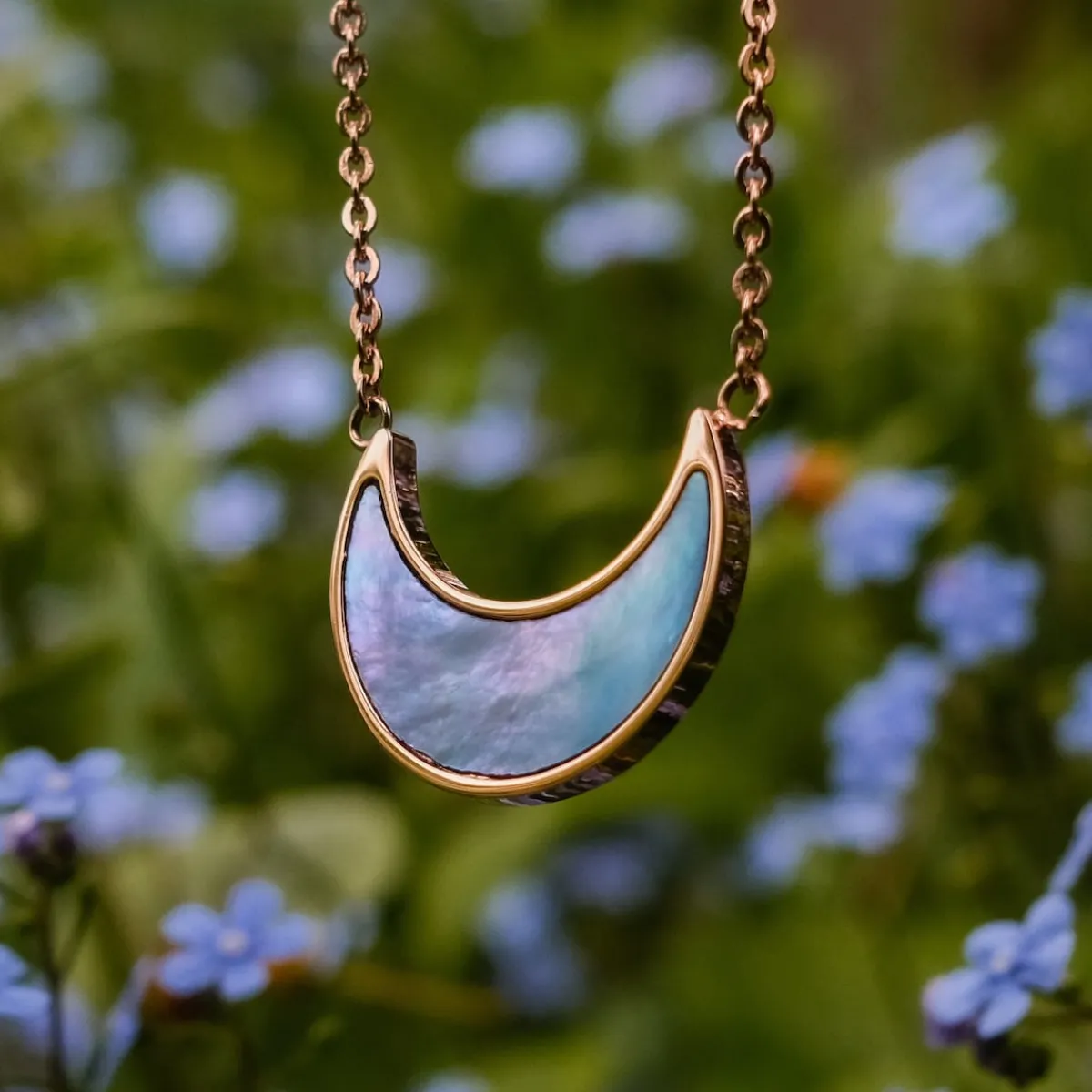 Holzkern Halsketten|Schmuck^Hue Halskette
