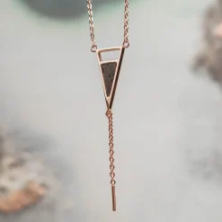 Holzkern Halsketten|Schmuck^Ink Halskette
