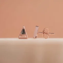 Holzkern Ohrringe|Schmuck^Ink Ohrringe