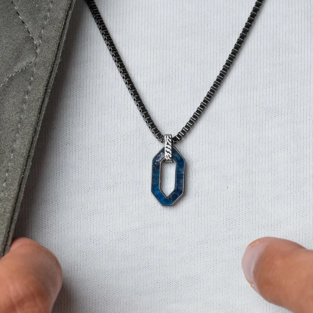 Holzkern Halsketten|Schmuck^Interplay Halskette