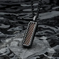 Holzkern Halsketten|Schmuck^Interplay Halskette