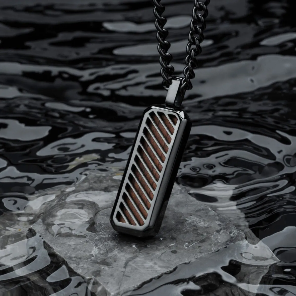 Holzkern Halsketten|Schmuck^Interplay Halskette