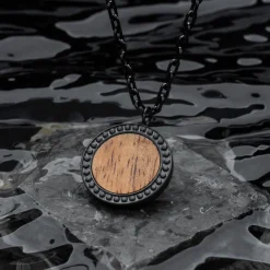 Holzkern Halsketten|Schmuck^Interplay Halskette