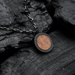 Holzkern Halsketten|Schmuck^Interplay Halskette